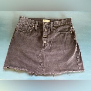 Madewell Rigid Denim A-Line Skirt